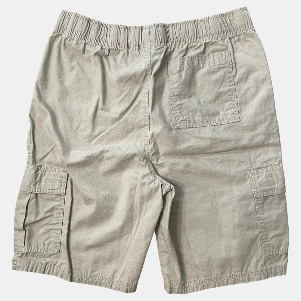 The Childrens Place Boys Khaki Cargo Shorts Tan Ripstop Kids 18 Husky Mens 32